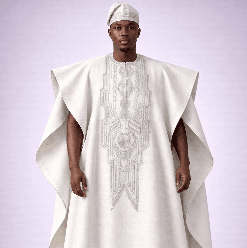 Ivory Majesty Agbada